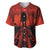 Halloween Nightmare Baseball Jersey Pumpkin-faced Jack O Lantern With a Scary Smile Blood Vibe - Wonder Print Shop