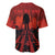 Halloween Nightmare Baseball Jersey Pumpkin-faced Jack O Lantern With a Scary Smile Blood Vibe - Wonder Print Shop