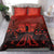 Halloween Nightmare Bedding Set Pumpkin-faced Jack O Lantern With a Scary Smile Blood Vibe - Wonder Print Shop