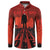 Halloween Nightmare Button Sweatshirt Pumpkin-faced Jack O Lantern With a Scary Smile Blood Vibe - Wonder Print Shop