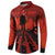Halloween Nightmare Button Sweatshirt Pumpkin-faced Jack O Lantern With a Scary Smile Blood Vibe - Wonder Print Shop