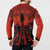 Halloween Nightmare Button Sweatshirt Pumpkin-faced Jack O Lantern With a Scary Smile Blood Vibe - Wonder Print Shop