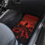 Halloween Nightmare Car Mats Pumpkin-faced Jack O Lantern With a Scary Smile Blood Vibe - Wonder Print Shop