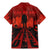 Halloween Nightmare Family Matching Mermaid Dress and Hawaiian Shirt Pumpkin-faced Jack O Lantern With a Scary Smile Blood Vibe - Wonder Print Shop