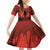 Halloween Nightmare Family Matching Off Shoulder Short Dress and Hawaiian Shirt Pumpkin-faced Jack O Lantern With a Scary Smile Blood Vibe - Wonder Print Shop