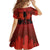 Halloween Nightmare Family Matching Off Shoulder Short Dress and Hawaiian Shirt Pumpkin-faced Jack O Lantern With a Scary Smile Blood Vibe - Wonder Print Shop