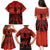Halloween Nightmare Family Matching Puletasi and Hawaiian Shirt Pumpkin-faced Jack O Lantern With a Scary Smile Blood Vibe - Wonder Print Shop