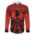 Halloween Nightmare Family Matching Short Sleeve Bodycon Dress and Hawaiian Shirt Pumpkin-faced Jack O Lantern With a Scary Smile Blood Vibe - Wonder Print Shop