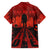 Halloween Nightmare Family Matching Summer Maxi Dress and Hawaiian Shirt Pumpkin-faced Jack O Lantern With a Scary Smile Blood Vibe - Wonder Print Shop