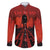 Halloween Nightmare Family Matching Summer Maxi Dress and Hawaiian Shirt Pumpkin-faced Jack O Lantern With a Scary Smile Blood Vibe - Wonder Print Shop