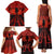 Halloween Nightmare Family Matching Tank Maxi Dress and Hawaiian Shirt Pumpkin-faced Jack O Lantern With a Scary Smile Blood Vibe - Wonder Print Shop
