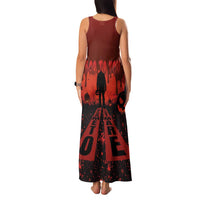Halloween Nightmare Family Matching Tank Maxi Dress and Hawaiian Shirt Pumpkin-faced Jack O Lantern With a Scary Smile Blood Vibe - Wonder Print Shop
