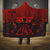 Halloween Nightmare Hooded Blanket Pumpkin-faced Jack O Lantern With a Scary Smile Blood Vibe