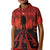 Halloween Nightmare Kid Polo Shirt Pumpkin-faced Jack O Lantern With a Scary Smile Blood Vibe - Wonder Print Shop