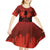 Halloween Nightmare Kid Short Sleeve Dress Pumpkin-faced Jack O Lantern With a Scary Smile Blood Vibe - Wonder Print Shop