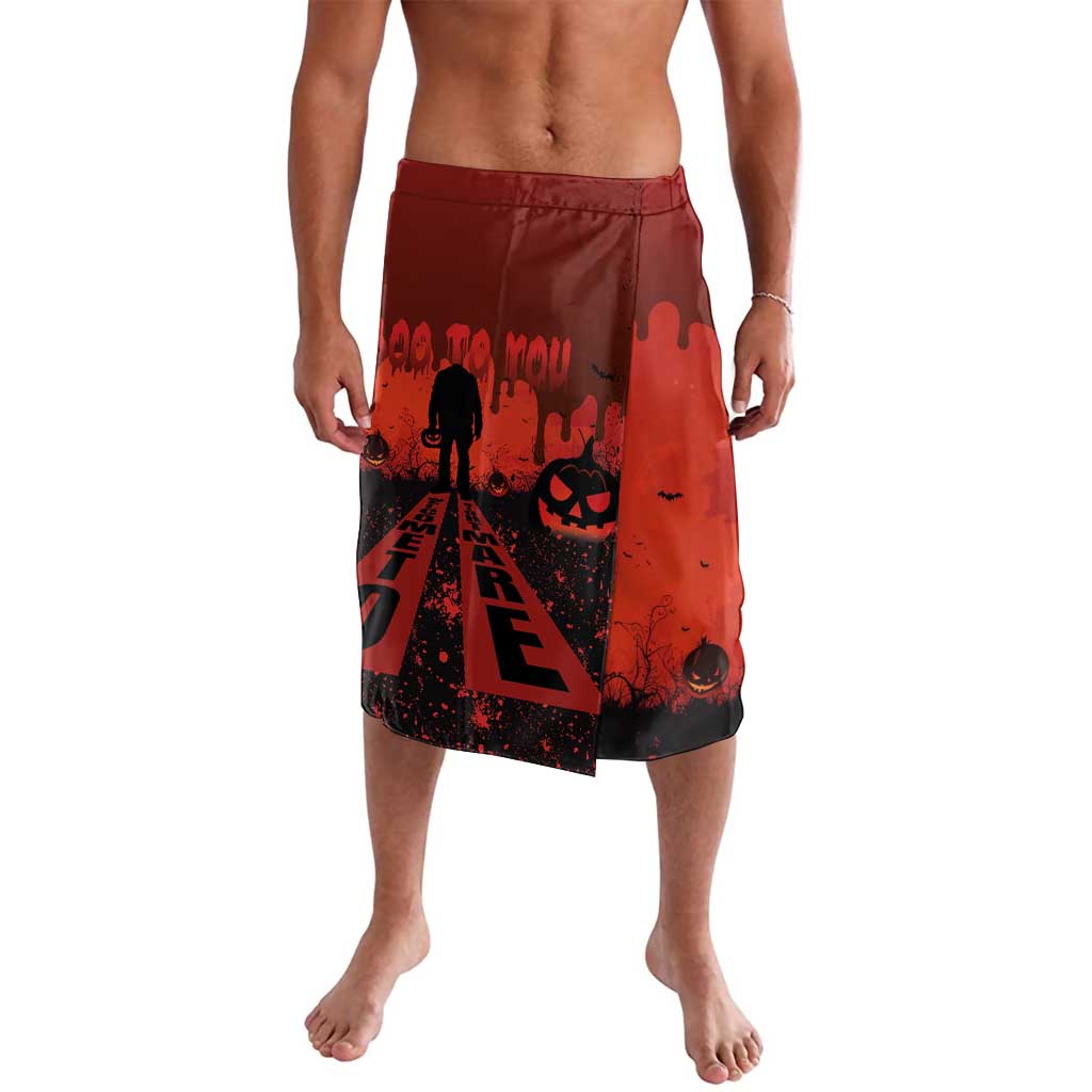 Halloween Nightmare Lavalava Pumpkin-faced Jack O Lantern With a Scary Smile Blood Vibe - Wonder Print Shop