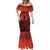 Halloween Nightmare Mermaid Dress Pumpkin-faced Jack O Lantern With a Scary Smile Blood Vibe - Wonder Print Shop