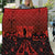 Halloween Nightmare Quilt Pumpkin-faced Jack O Lantern With a Scary Smile Blood Vibe - Wonder Print Shop