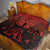 Halloween Nightmare Quilt Pumpkin-faced Jack O Lantern With a Scary Smile Blood Vibe - Wonder Print Shop