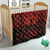 Halloween Nightmare Quilt Pumpkin-faced Jack O Lantern With a Scary Smile Blood Vibe - Wonder Print Shop