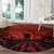 Halloween Nightmare Round Carpet Pumpkin-faced Jack O Lantern With a Scary Smile Blood Vibe