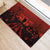 Halloween Nightmare Rubber Doormat Pumpkin-faced Jack O Lantern With a Scary Smile Blood Vibe - Wonder Print Shop