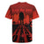 Halloween Nightmare Rugby Jersey Pumpkin-faced Jack O Lantern With a Scary Smile Blood Vibe - Wonder Print Shop