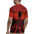 Halloween Nightmare Rugby Jersey Pumpkin-faced Jack O Lantern With a Scary Smile Blood Vibe - Wonder Print Shop