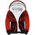 Halloween Nightmare Sherpa Hoodie Pumpkin-faced Jack O Lantern With a Scary Smile Blood Vibe - Wonder Print Shop