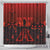 Halloween Nightmare Shower Curtain Pumpkin-faced Jack O Lantern With a Scary Smile Blood Vibe