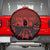 Halloween Nightmare Spare Tire Cover Pumpkin-faced Jack O Lantern With a Scary Smile Blood Vibe - Wonder Print Shop