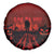 Halloween Nightmare Spare Tire Cover Pumpkin-faced Jack O Lantern With a Scary Smile Blood Vibe - Wonder Print Shop