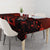 Halloween Nightmare Tablecloth Pumpkin-faced Jack O Lantern With a Scary Smile Blood Vibe - Wonder Print Shop