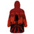 Halloween Nightmare Wearable Blanket Hoodie Pumpkin-faced Jack O Lantern With a Scary Smile Blood Vibe - Wonder Print Shop