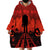Halloween Nightmare Wearable Blanket Hoodie Pumpkin-faced Jack O Lantern With a Scary Smile Blood Vibe - Wonder Print Shop