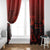 Halloween Nightmare Window Curtain Pumpkin-faced Jack O Lantern With a Scary Smile Blood Vibe - Wonder Print Shop