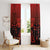 Halloween Nightmare Window Curtain Pumpkin-faced Jack O Lantern With a Scary Smile Blood Vibe - Wonder Print Shop