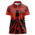 Halloween Nightmare Women Polo Shirt Pumpkin-faced Jack O Lantern With a Scary Smile Blood Vibe - Wonder Print Shop