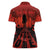 Halloween Nightmare Women Polo Shirt Pumpkin-faced Jack O Lantern With a Scary Smile Blood Vibe - Wonder Print Shop