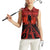 Halloween Nightmare Women Sleeveless Polo Shirt Pumpkin-faced Jack O Lantern With a Scary Smile Blood Vibe - Wonder Print Shop