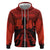 Halloween Nightmare Zip Hoodie Pumpkin-faced Jack O Lantern With a Scary Smile Blood Vibe - Wonder Print Shop