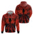 Halloween Nightmare Zip Hoodie Pumpkin-faced Jack O Lantern With a Scary Smile Blood Vibe - Wonder Print Shop