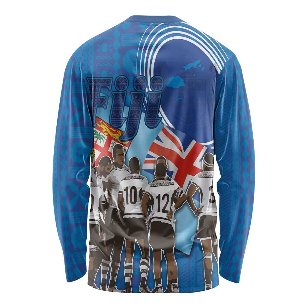 Fiji Rugby Sevens Long Sleeve Shirt Commemorate Gold Medal - Rio de Janeiro 2016 - Wonder Print Shop