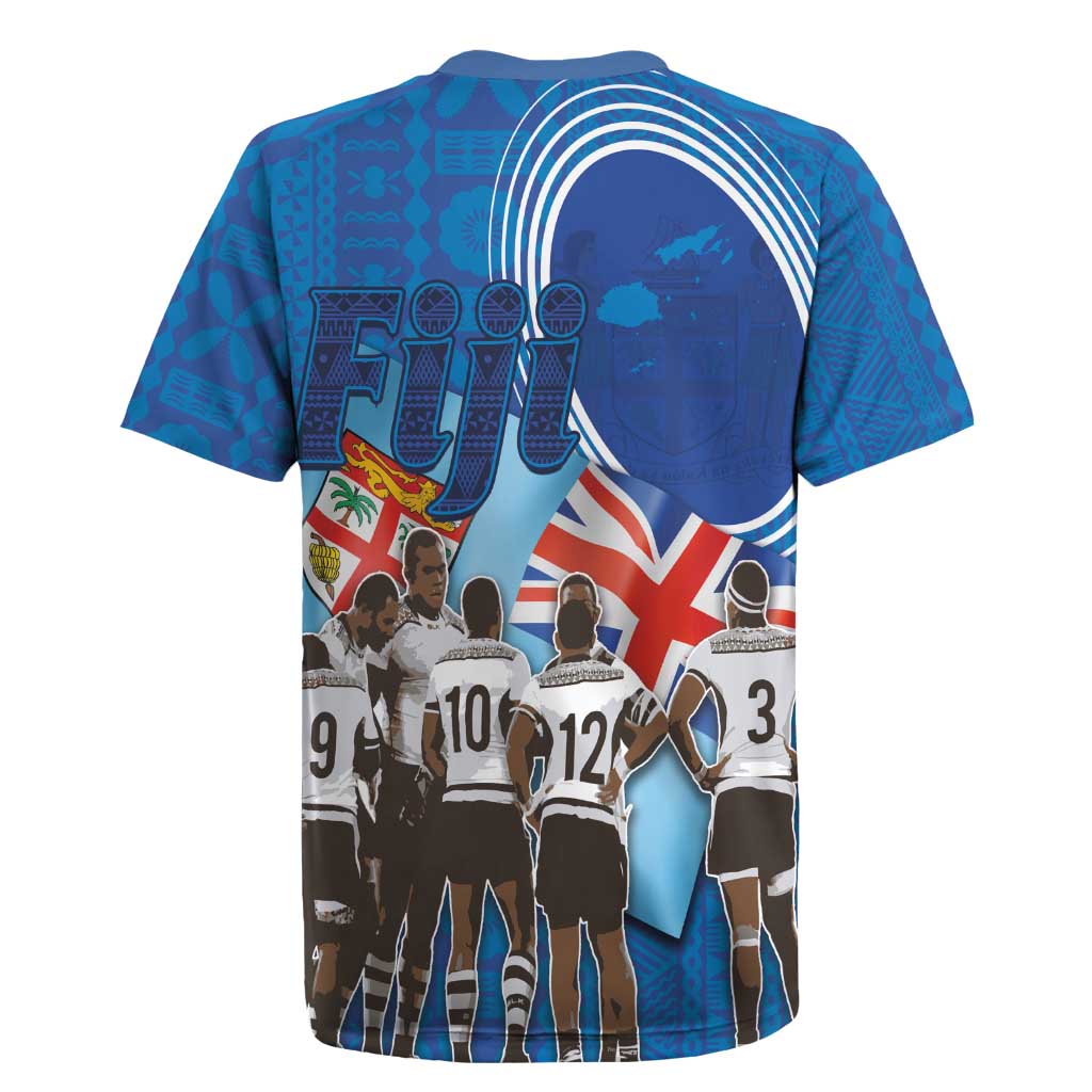 Fiji Rugby Sevens Rugby Jersey Commemorate Gold Medal - Rio de Janeiro 2016 - Wonder Print Shop
