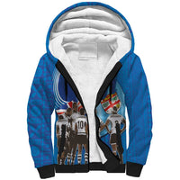 Fiji Rugby Sevens Sherpa Hoodie Commemorate Gold Medal - Rio de Janeiro 2016 - Wonder Print Shop