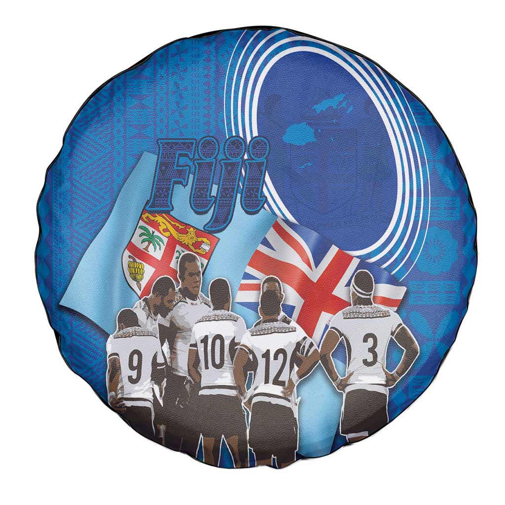 Fiji Rugby Sevens Spare Tire Cover Commemorate Gold Medal - Rio de Janeiro 2016 - Wonder Print Shop