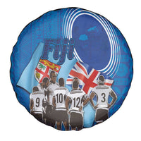 Fiji Rugby Sevens Spare Tire Cover Commemorate Gold Medal - Rio de Janeiro 2016 - Wonder Print Shop