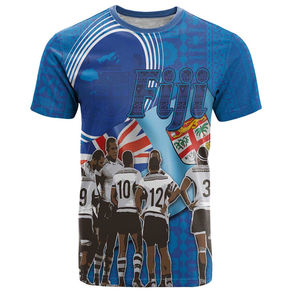 Fiji Rugby Sevens T Shirt Commemorate Gold Medal - Rio de Janeiro 2016 - Wonder Print Shop