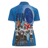 Fiji Rugby Sevens Women Polo Shirt Commemorate Gold Medal - Rio de Janeiro 2016 - Wonder Print Shop