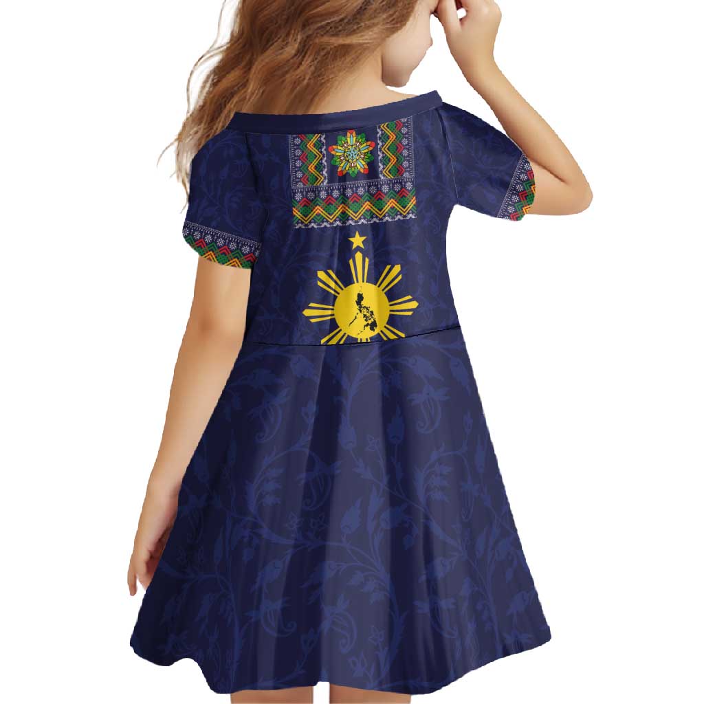 Philippines Merry Christmas Family Matching Mermaid Dress and Hawaiian Shirt Maligayang Pasko with Parol and Xmas Pattern Barong Style - Wonder Print Shop